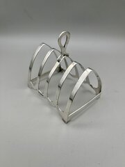 George V Silver Toast Rack, W. Devenport, 1929