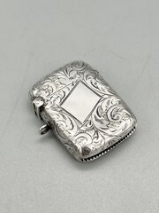 George V Silver Vesta Case, W.H. Haseler, 1915