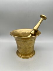 Georgian Brass Pestle & Mortar, C.1770-1800