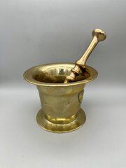 Georgian Brass Pestle & Mortar, C.1770s-1800s