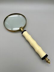 Mid-Century Brass Magnifying Glass, C.1950s/60s