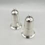 Pair of Art Deco Silver Plate Pepper Shakers