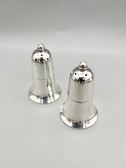 Pair Of Art Deco Silver Plate Pepper Shakers