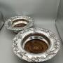 Pair of Silver Plated Bottle Coasters, c.1930s-50s