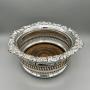 Silver Plate Wine Bottle Coaster, c.1900s-30s