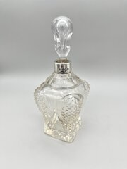 Victorian Cut Glass Perfume Bottle, J. Deakin 1896