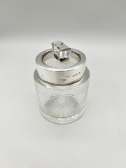 Victorian Silver Mounted Scent Pot, C.C May, 1894