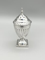 Victorian Silver Pepper Shaker, Birmingham, 1890