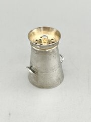 Victorian Silver Pepper Shaker, Chester, 1894