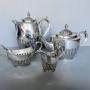 Victorian Silver Plate 4 Pce Tea Set, Elkington 