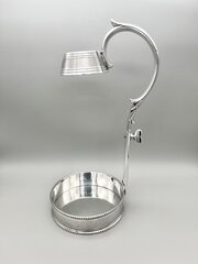 Victorian Silver Plate Bottle Holder, C.1840s-60s