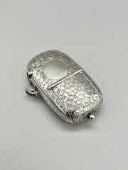 Victorian Silver Plate Sovereign/Vesta/Stamp Case