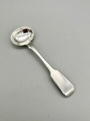 Victorian Silver Salt Spoon, J. Stone, Exeter 1856