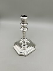 Victorian Silver Taperstick, Hawksworth Eyre, 1897