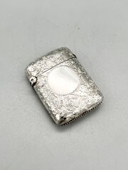Victorian Silver Vesta Case, Birmingham, 1897