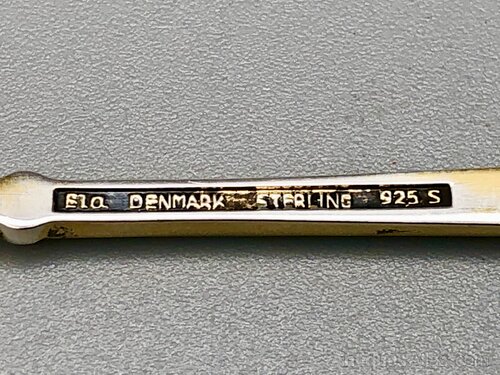 Antiques Atlas - Vintage Enamel & Gilt Coffee Spoon, Egon