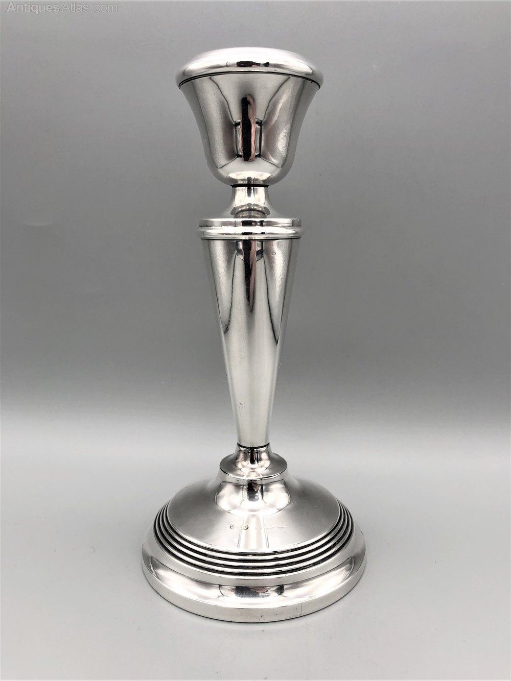 Antiques Atlas Vintage Silver Candlestick, Joseph Gloster, 1969