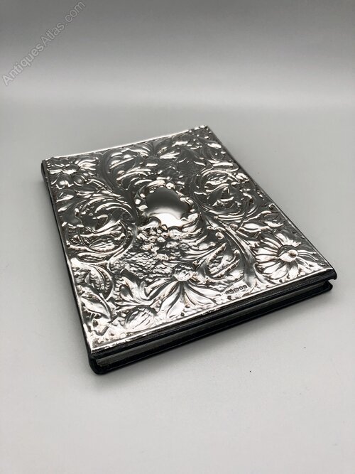 Antiques Atlas Vintage Silver Mounted Address Book, London, 1992