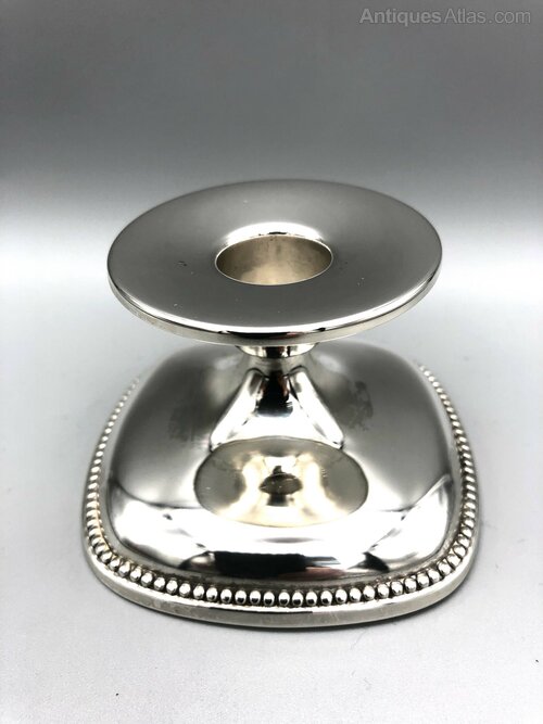 Antiques Atlas Vintage Silver Plate Candlestick, WMF- Ikora