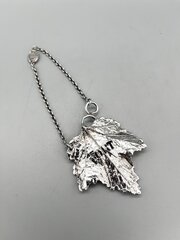 Vintage Silver Plate Decanter Label, Hugh Johnson