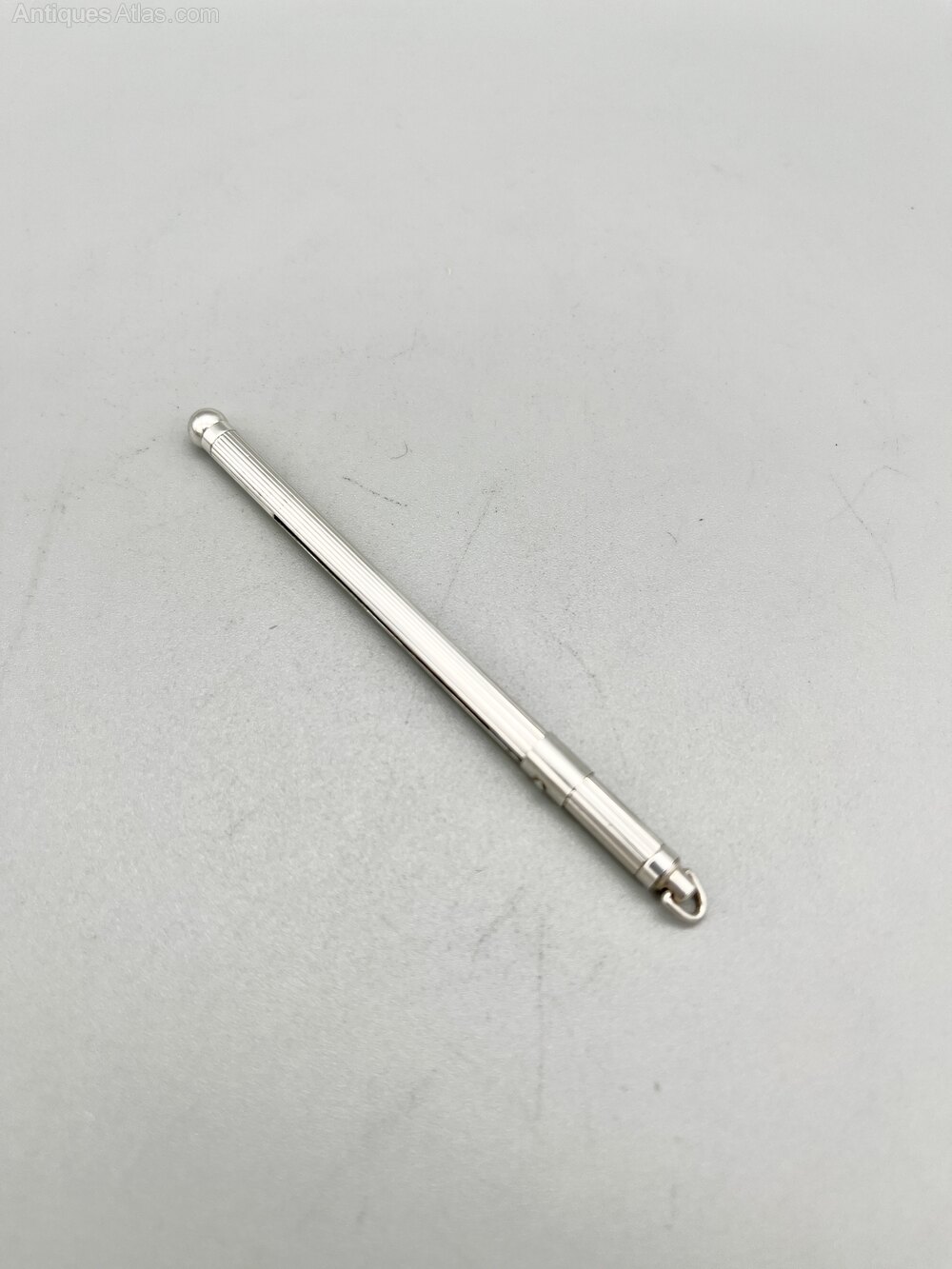 Antiques Atlas - Vintage Silver Swizzle Stick, DJ Silverware, 1985