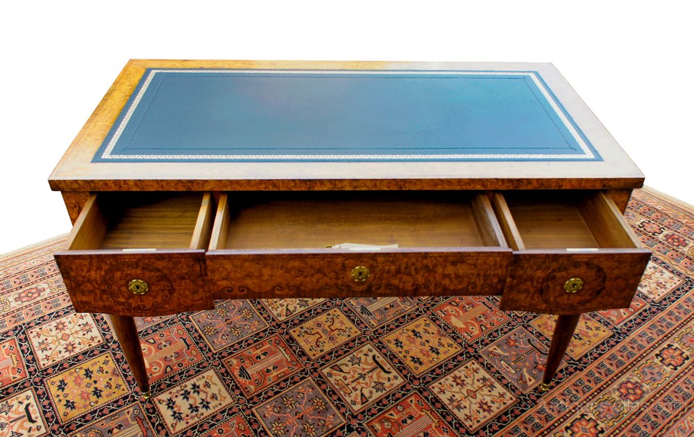 Antique French Walnut Writing Table & Chair Antiques Atlas