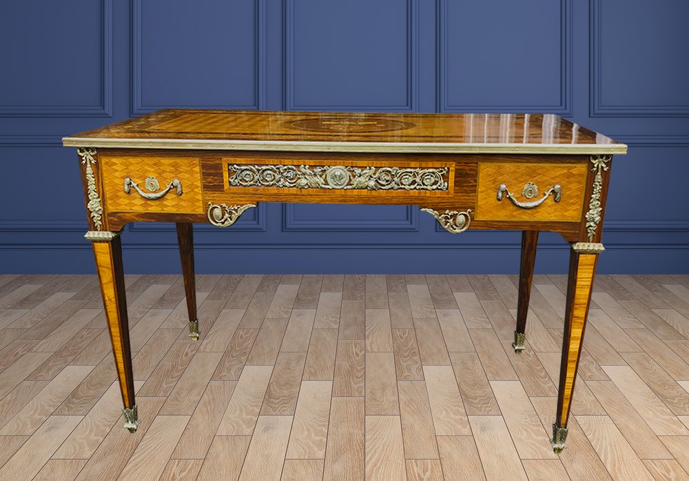 Antique French Writing Table Or Bureau Plat Antiques Atlas