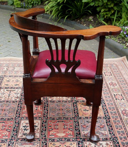Antique Mahogany Corner Desk Chair Antiques Atlas