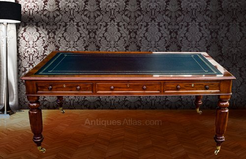 Antique Mahogany Partners Library Table Or Desk - Antiques Atlas Antique Mahogany Partners Library Table or Desk - Antique Mahogany Partners Library Table Or Desk - Antiques Atlas