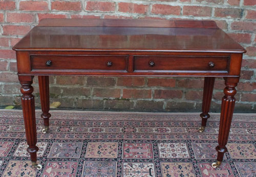Antique Mahogany Side Table Or Writing Table - Antiques Atlas Antique Mahogany Side Table or Writing Table ... - Antique Mahogany Side Table Or Writing Table - Antiques Atlas
