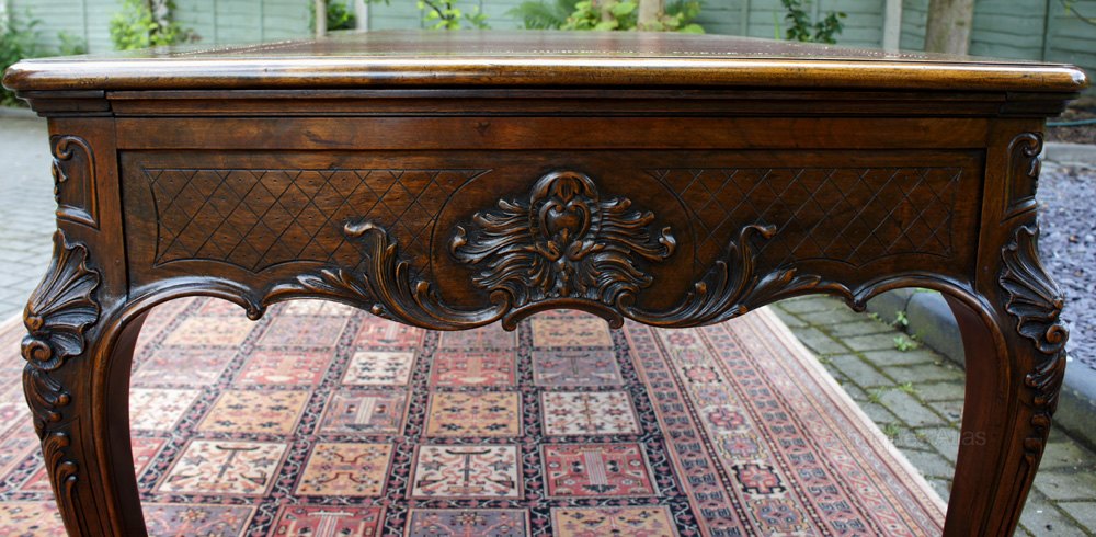 Vintage French Carved Walnut Writing Desk Antiques Atlas Vintage Desk Walnut Carved Writing