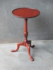 Mahogany Dish Top Tripod Wine Table (3)