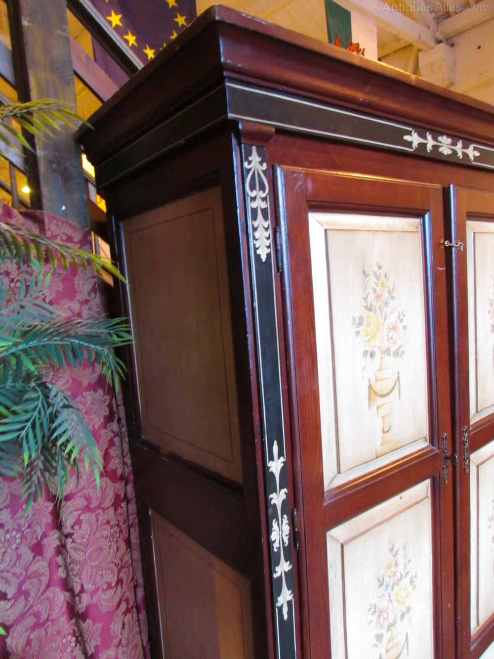 Antiques Atlas French Style Linen Press Food Cupboard.