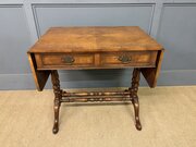 Burr Walnut Sofa Table