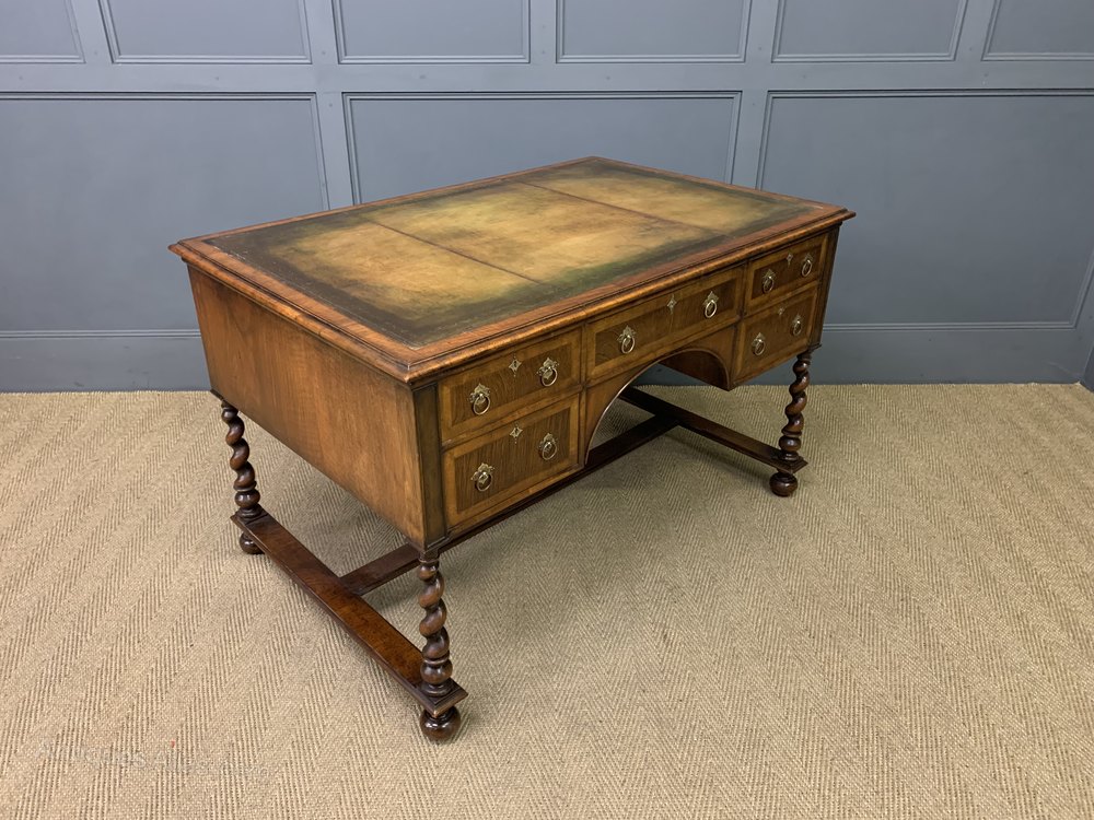 Burr Walnut Writing Desk Antiques Atlas