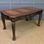 Chippendale Style Carved Mahogany Writing Table