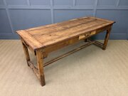 Early 19th C Fruitwood Farmhouse Refectory Table