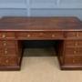 Early Victorian Mahogany Pedestal Desk