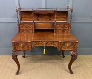 Flame Mahogany Writing Desk