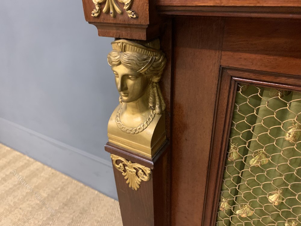French Empire Mahogany Chiffonier - Antiques Atlas