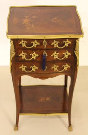 French Rosewood Bombe Chest