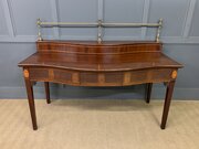 George III Serpentine Fronted Mahogany Server