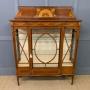 Inlaid Mahogany Display Cabinet by Maple & Co.