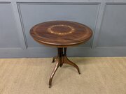Inlaid Mahogany Occasional Table by Maple  Co