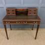 Inlaid Mahogany and Amboyna Writing Desk