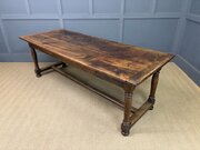 Large Early 19th C. Walnut Farmhouse Table