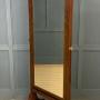 Large Edwardian Mahogany Cheval Mirror