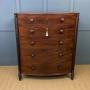 Large George IV Mahogany Bow Fronted Chest