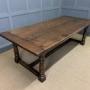 Large Oak Refectory Dining Table