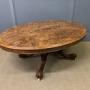 Large Sized Victorian Burr Walnut Coffee Table